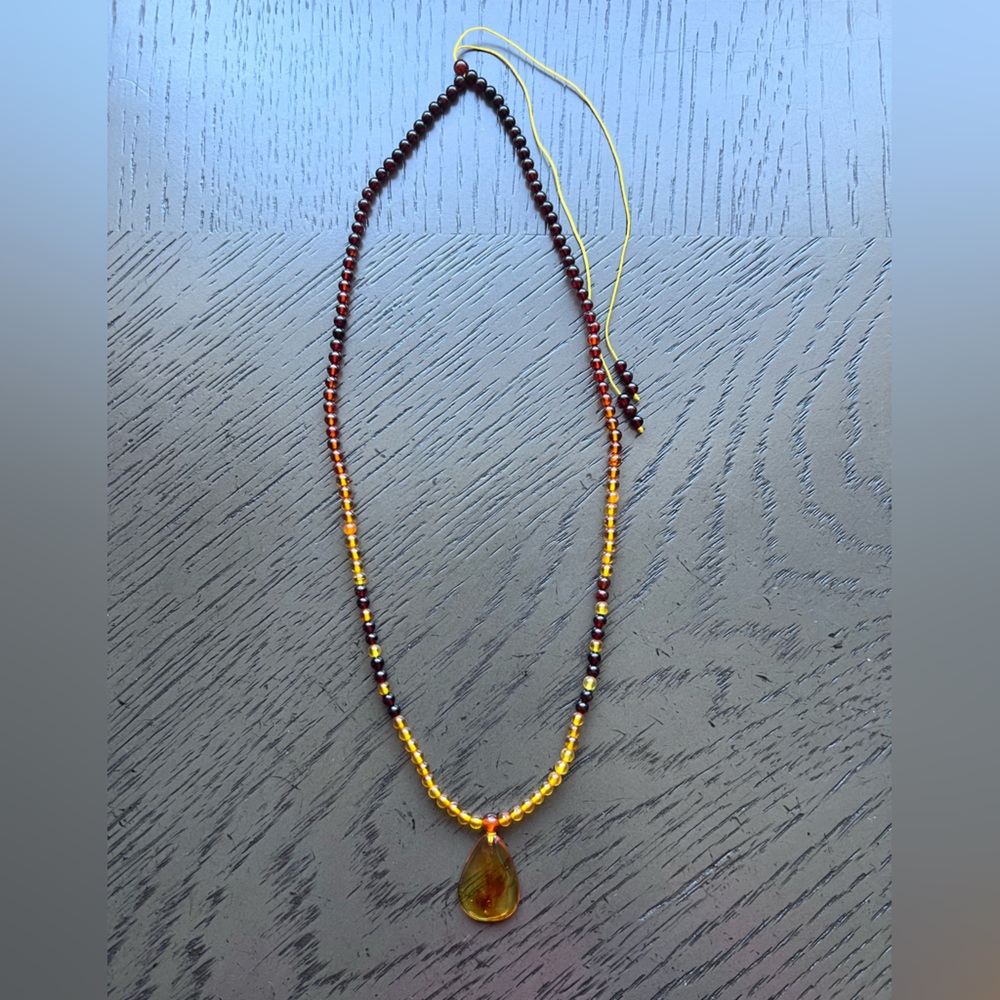 Beautiful amber necklace